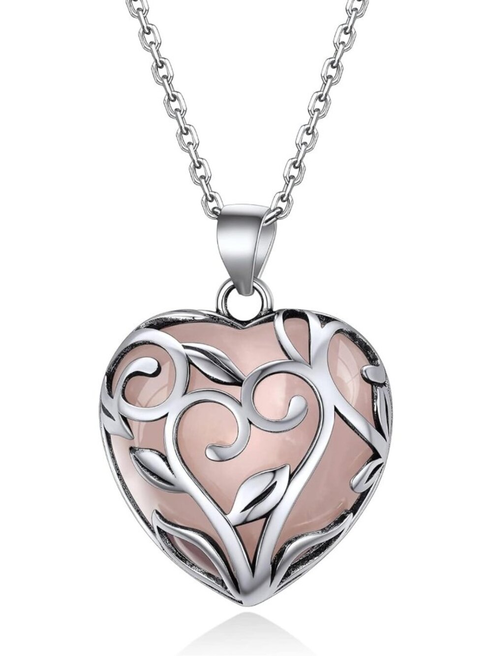 Tree of Life Healing Crystal Necklace - Birthstone Pendant, Vintage Gemstone